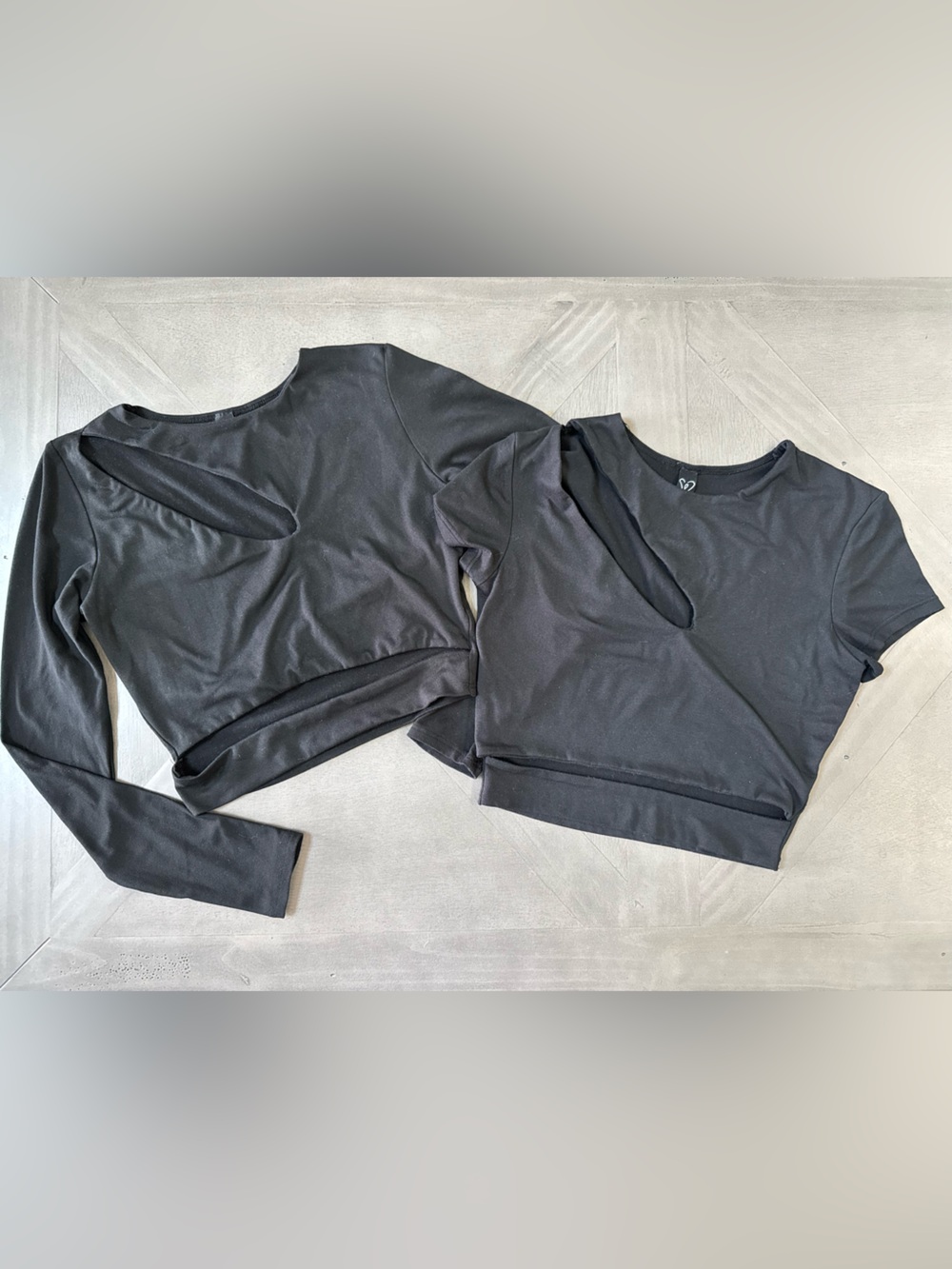 Windsor Black Long & Short Sleeve Top Duo